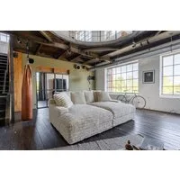 KAWOLA Big-Sofa CADY Cordsofa cremeweiß - Entspannung pur - Wohnzimmer Couch, Megacord, Riesensofa, 248 cm, inklusive Kissen, stilvolle Einrichtung
