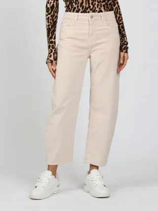 GANG Damen Hosen 94IDA - o-shape fit Hose ecru