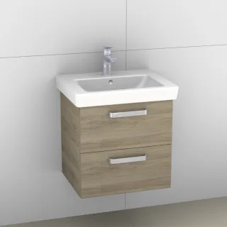Artiqua 414 Waschtischunterschrank für Subway 2.0 7113F5, 7113F7 Sanremo Eiche quer NB, 414-WU2L-V61 414-WU2L-V61-7144-428