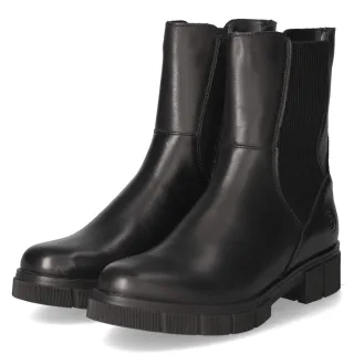 Remonte Chelsea Boots - Gr. 37 - Schwarz - Glattleder