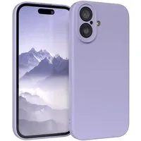 EAZY CASE Handyhülle für Apple iPhone 17 Hülle Silikon 6,3 Zoll, Silikonhülle stoßfest Smart Slimcover Case Dünn Blau Lila