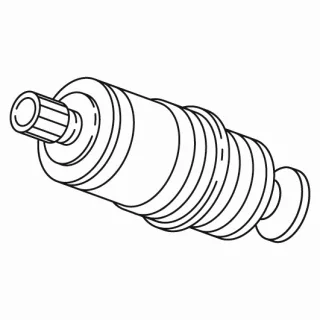 KWC Oberteil UP 3/4", Einschraubgewinde 1",501560 501560