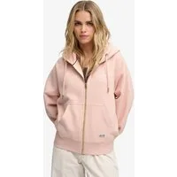 Superdry Kapuzensweatjacke LUXE CASUAL ZIPHOOD Baumwollmischung, relaxed fit