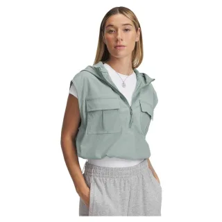 Under Armour - Top für Damen, mit halbem Reißverschluss (Grün)
