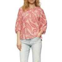 s.Oliver Klassische Bluse mit All-Over Print