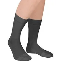 Fußgut Diabetikersocken Venenfeund Sensitiv Socken mit Airchannel Fußbelüftung (2-Paar) verstärkte Fußpolsterung, weiter Bund, kein Druck