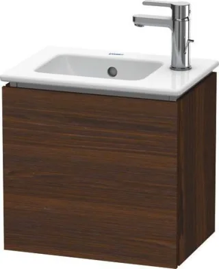 Duravit L-Cube Waschtischunterbau wandhängend Nussbaum gebürstet Matt 420x294x400 mm - LC6272L6969 LC6272L6969