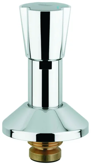 Grohe Oberteil 11515 1'' für UP-Ventile Dreikantgriff blau/rot chrom, 11515000 11515000