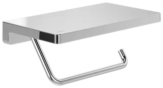 Villeroy & Boch Toilettenpapierhalter mit Ablage Elements - Striking 200x110x79mm Chrom TVA15202300061