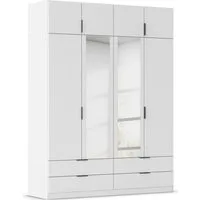 rauch Kleiderschrank Drehtürenschrank Schrank Garderobe Ankleide Schlafzimmer LAGOA (3 verschiedene Ausstattungen BASIC/CLASSIC/PREMIUM (inkl. SOFT-CLOSE) geräumige Schubladen, 3 Breiten, optional mit Aufsatz MADE IN GERMANY