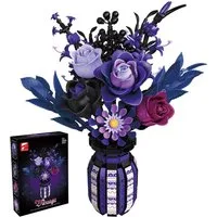 Esun Blumen Rosen für Erwachsene mädchen Spielzeug Flowers Bausteinen Spielbausteine, (SET, 1218 St., Komplettset), Geschenk fürFrauen Home Deko für Geburtstag 822St.