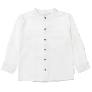 BASEFIELD - Kn.-Hemd white structure - Gr. - 122
