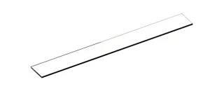 Keuco Glasabl. Ersatzteil SPS 90110 621x80x6mm, 90110000044 90110000044