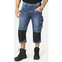 HERO by John Medoox 3/4-Jeans MARLOW Pro Workwear Arbeits- 3/4-Jeans Arbeits- 3/4-Jeans Denim / Jeansfür Herren
