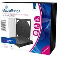CD/DVD Jewelcase Retail-Pack Double 5St, Schutzhülle