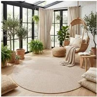 Snapstyle Outdoorteppich In & Outdoor Teppich Oslo Trend Rund, Rund, Höhe: 4 mm