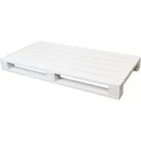 Kistenkolli Altes Land Allzweckkiste Palette 120 x 60 x 13 cm - weiß