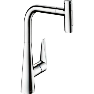 hansgrohe Talis Küchenarmatur 72823000 chrom, Ausziehbrause, 2jet