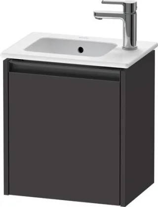 Duravit Ketho.2 Waschtischunterbau wandhängend Graphit Supermatt 410x292x440 mm - K25060L80800000 K25060L80800000