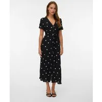 Vero Moda Sommerkleid VMJOAN S/S 7/8 SHIRT DRESS WVN BTQ Viskosemischung