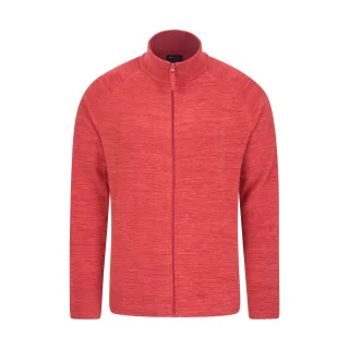 Mountain Warehouse - "Snowdon II" Fleecejacke Durchgehender Reißverschluss für Herren (Rot)