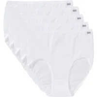 Speidel Taillenslip Basic 9826 Stretch Cotton (Vorteils-Pack, 5-St., 5er-Pack, 10er-Pack) Damen Schlüpfer mit Gummibund Taillenslips