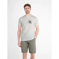 LERROS T-Shirt Baumwoll T-Shirt mit Motiv-Print und bequemem Rundkragen