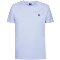 Petrol Industries Rundhalsshirt mit Logo Stickerei