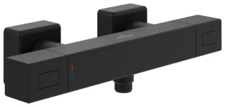 Villeroy & Boch Duschthermostat Universal Taps 317x65x104mm Dusche Eckig Matt Black TVS000018000K5