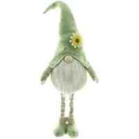 Home-trends24.de Dekofigur Wichtel Blume Dekofigur Teleskop-Beine Deko max. 97 cm