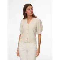 Vero Moda Strickjacke VMDOFFY 2/4 V-NECK CARDIGAN NOOS Materialmix