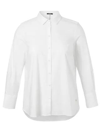 Frapp - Bluse Hemdkragen 1/1 Arm cream white - Gr. - 44