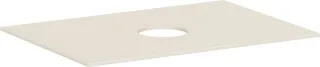 Hansgrohe Xevolos E Konsole 780/550 mit Auschnitt mittig für Aufsatzwaschtisch ohne Hahnloch, Sandbe 54328780