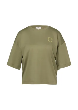 s.Oliver - T-Shirt olive - Gr. - 38