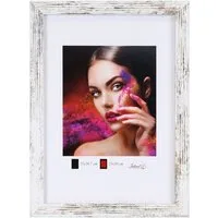 IDEAL TREND Bilderrahmen Holz Bilderrahmen Lifestyle Plexi Foto Rahmen Collage Wanddeko Poster