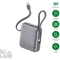 4smarts 4smarts Powerbank Pocket Dual Cord 10000mAh 22.5W, Powerbank