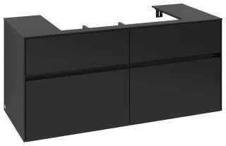 Villeroy & Boch Waschtischunterschrank Collaro C08700 1200x548x500mm 4 Ausz. Waschtisch mittig Volca C08700VL