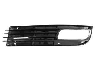 Stoßstangen Gitter Abdeckung Blende LINKS GLANZ SCHWARZ für Audi A8 4E (D3) ab 2009-