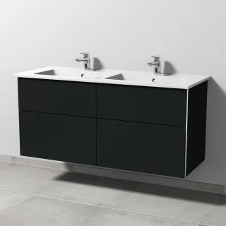 Sanipa 3way Keramik-Set Keramik-Waschtisch und Unterbau (BP328) BP3281V