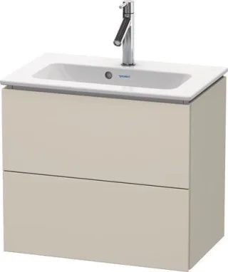 Duravit L-Cube Waschtischunterbau wandhängend Taupe Supermatt 620x391x550 mm - LC625608383 LC625608383