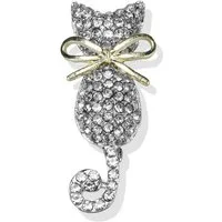 Firetti Brosche Schmuck Geschenk Kupfer Ansteckschmuck Katze