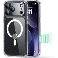 ESR Handyhülle Classic Hybrid HaloLock Case für iPhone 17 Pro Max, Kamerasteuerung Taste, 3,3m Fallschutz, 1,5kg Magnetkraft