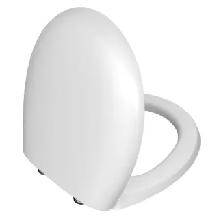 VitrA Memoria black WC-Sitz 106-401R009 mit Absenkautomatik, abnehmbar, edelweiß