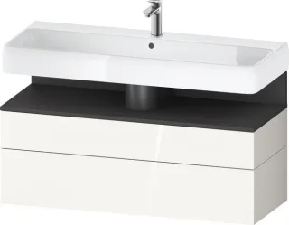 Duravit Qatego Waschtischunterbau wandhängend Weiß Hochglanz 1190x470x590 mm - QA4396049220000 QA4396049220000