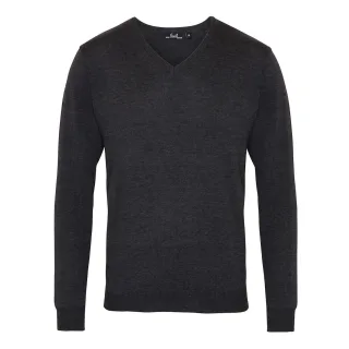 Premier - Sweatshirt V-Ausschnitt für Herren (Holzkohle)