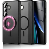 Nalia Smartphone-Hülle Samsung Galaxy S26 16 cm (6,3 Zoll), SLATE Case - MagSafe Magnetring, Smart-Cut Design & Seidenmatt