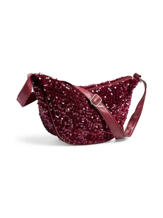 PIECES - PCKAM AMANDA SEQUINS BUMBAG BC Tawny Port - Gr. - ONE SIZE
