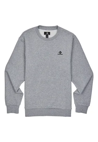 Converse Herren Embroidered Star Chevron Crew BB Sweatshirt 10019924 grau