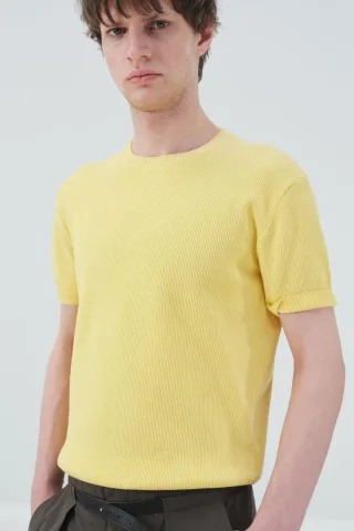 Herren Baumwoll Rundhalsausschnitt T-Shirt