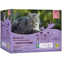Bozita Multipack Senior 8+ 12 x 85 g, Nassfutter für: Katze